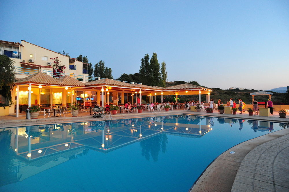 Rethymno Mare Royal & Water Park Hotel Skaleta Bagian luar foto